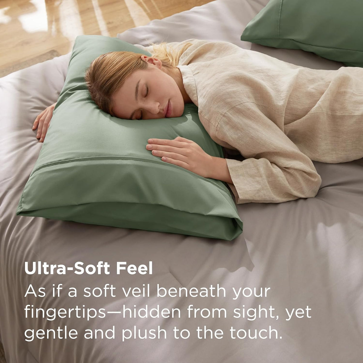 Soft Brushed Microfiber Pillow Case 20x26 | Wrinkle Fade Resistant